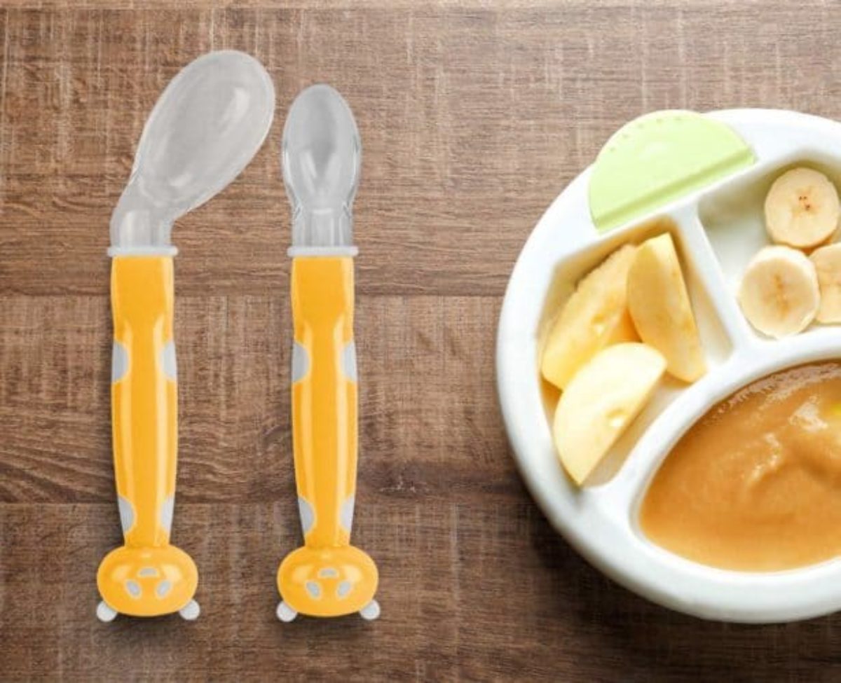 baby spoon that holds food